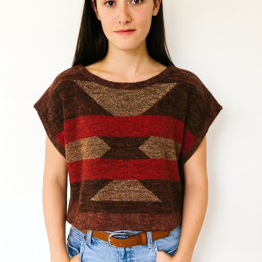 Ralph Lauren‎ Multicolor Navajo Pattern Sweater Boho S/M